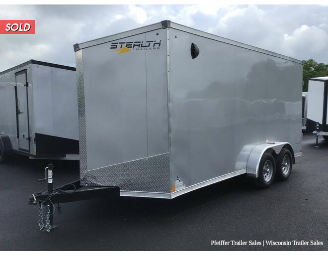 2023 7x16 Stealth Titan w/ 12 Inches Extra Height (Silver) Cargo Encl BP at Pfeiffer Trailer Sales STOCK# 96811 Photo 2