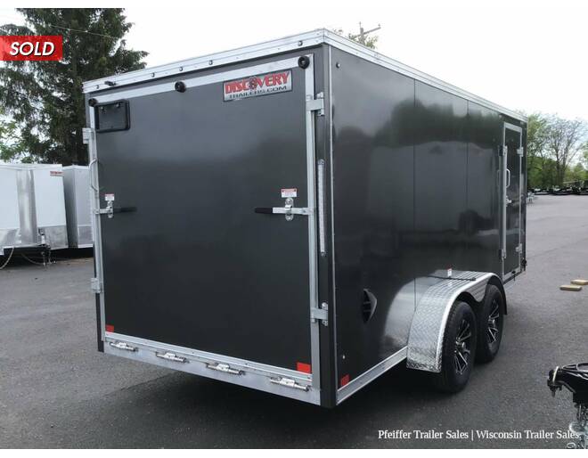 2023 $1,000 OFF! 7x16 Discovery Aluminum Endeavor (Charcoal) Cargo Encl BP at Pfeiffer Trailer Sales STOCK# 14884 Photo 6