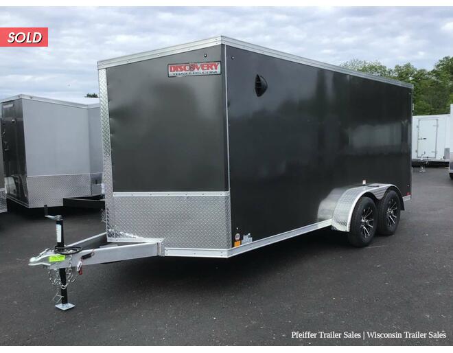2023 $1,000 OFF! 7x16 Discovery Aluminum Endeavor (Charcoal) Cargo Encl BP at Pfeiffer Trailer Sales STOCK# 14884 Photo 2