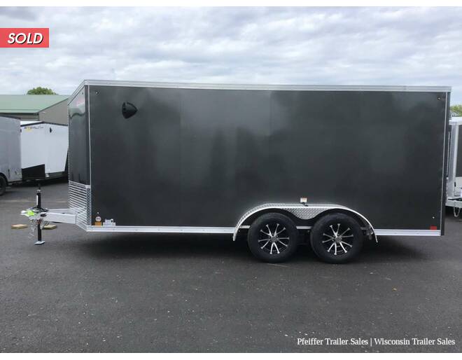 2023 $1,000 OFF! 7x16 Discovery Aluminum Endeavor (Charcoal) Cargo Encl BP at Pfeiffer Trailer Sales STOCK# 14884 Photo 3