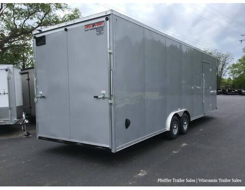 2023 8.5x28 10K Discovery Challenger SE Enclosed Car Hauler w/ 8ft Int. Height & Options (Silver)  at Pfeiffer Trailer Sales STOCK# 18334 Photo 5
