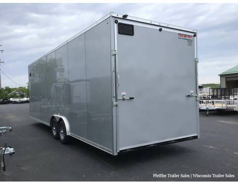 2023 8.5x28 10K Discovery Challenger SE Enclosed Car Hauler w/ 8ft Int. Height & Options (Silver)  at Pfeiffer Trailer Sales STOCK# 18334 Photo 3
