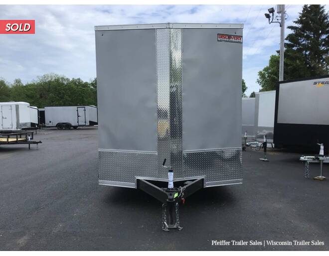 2023 8.5x28 10K Discovery Challenger SE Enclosed Car Hauler w/ 8ft Int. Height & Options (Silver) Auto Encl BP at Pfeiffer Trailer Sales STOCK# 18334 Exterior Photo