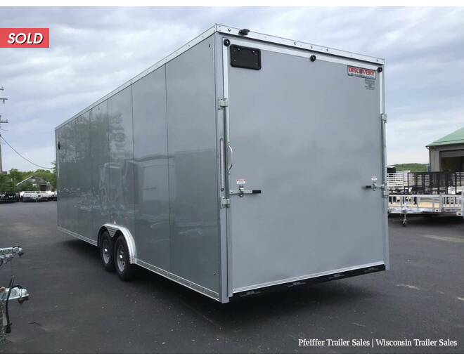2023 8.5x28 10K Discovery Challenger SE Enclosed Car Hauler w/ 8ft Int. Height & Options (Silver) Auto Encl BP at Pfeiffer Trailer Sales STOCK# 18334 Photo 3