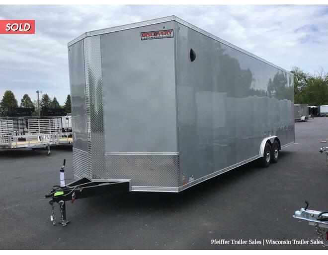 2023 8.5x28 10K Discovery Challenger SE Enclosed Car Hauler w/ 8ft Int. Height & Options (Silver) Auto Encl BP at Pfeiffer Trailer Sales STOCK# 18334 Photo 2