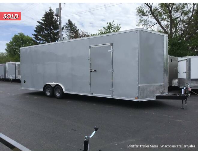 2023 8.5x28 10K Discovery Challenger SE Enclosed Car Hauler w/ 8ft Int. Height & Options (Silver) Auto Encl BP at Pfeiffer Trailer Sales STOCK# 18334 Photo 6