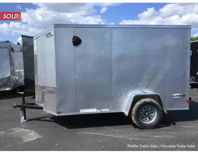 2023 6x10 Look Element SE (Silver) Cargo Encl BP at Pfeiffer Trailer Sales STOCK# 72465 Photo 3