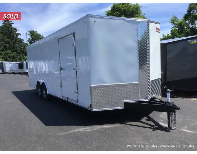 2023 8.5x24 10K Discovery Challenger Enclosed Car Hauler (White) Auto Encl BP at Pfeiffer Trailer Sales STOCK# 15742 Photo 7