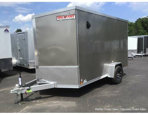 2022 7x12 Discovery Aluminum Endeavor w/ 6 Inches Extra Height (Pewter) Cargo Encl BP at Pfeiffer Trailer Sales STOCK# 14876 Photo 2