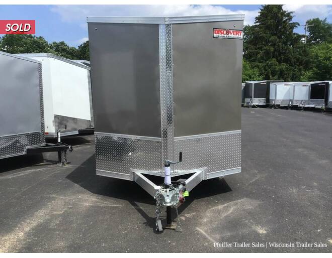 2022 7x12 Discovery Aluminum Endeavor w/ 6 Inches Extra Height (Pewter) Cargo Encl BP at Pfeiffer Trailer Sales STOCK# 14876 Exterior Photo