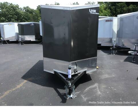 2023 5x8 Look ST DLX w/ Rear Single Swing Door (Charcoal) Cargo Encl BP at Pfeiffer Trailer Sales STOCK# 72460 Exterior Photo
