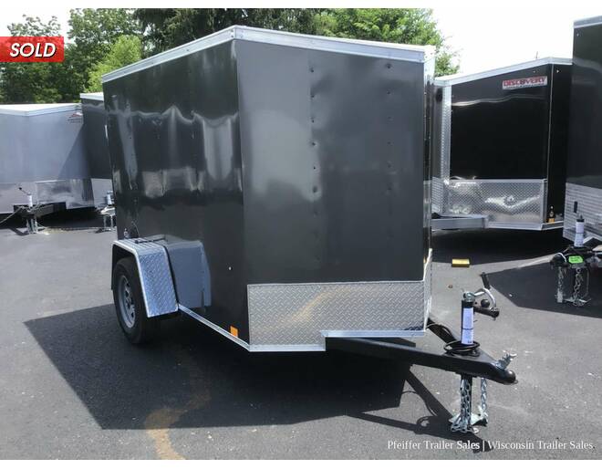 2023 5x8 Look ST DLX w/ Rear Single Swing Door (Charcoal) Cargo Encl BP at Pfeiffer Trailer Sales STOCK# 72460 Photo 4