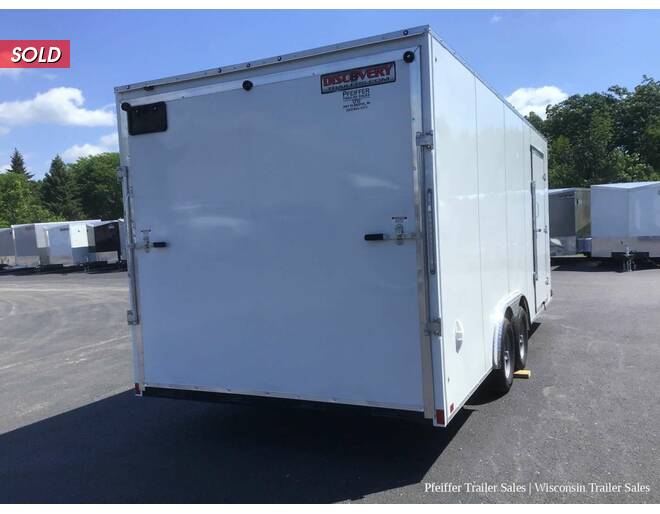2023 8.5x20 7K Discovery Challenger SE Enclosed Car Hauler w/ 7ft Int. Height (White) Auto Encl BP at Pfeiffer Trailer Sales STOCK# 19256 Photo 6