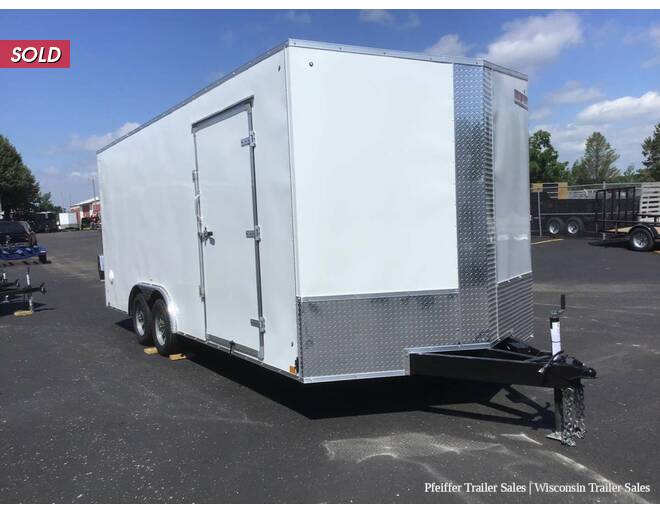 2023 8.5x20 7K Discovery Challenger SE Enclosed Car Hauler w/ 7ft Int. Height (White) Auto Encl BP at Pfeiffer Trailer Sales STOCK# 19256 Photo 8