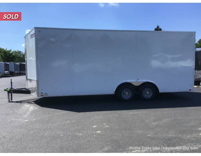 2023 8.5x20 7K Discovery Challenger SE Enclosed Car Hauler w/ 7ft Int. Height (White) Auto Encl BP at Pfeiffer Trailer Sales STOCK# 19256 Photo 3