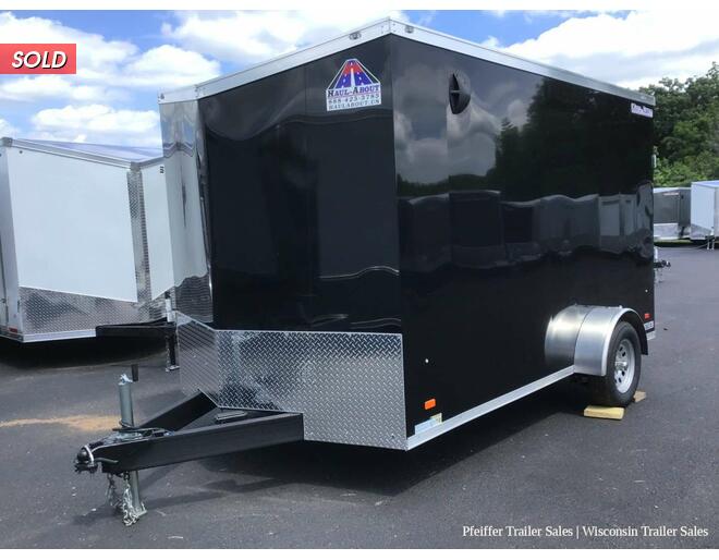 2022 7x12 Haul About Panther (Black) Cargo Encl BP at Pfeiffer Trailer Sales STOCK# 5302 Exterior Photo