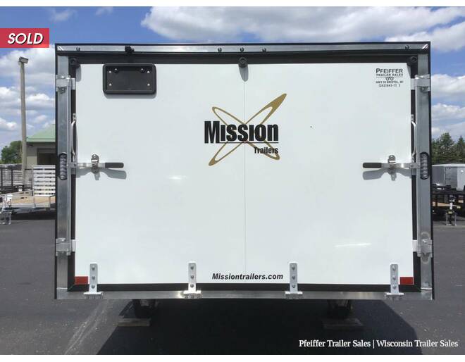 2023 $500 OFF! 101x12 Mission Crossover w/ Caliber Pkg & Aluminum Wheels (White) Snowmobile Trailer at Pfeiffer Trailer Sales STOCK# 24770 Photo 5