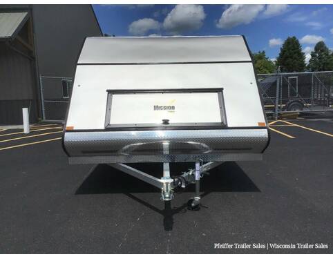 2023 101x12 Mission Crossover w/ Caliber Pkg & Aluminum Wheels (Champagne Beige) Snowmobile Trailer at Pfeiffer Trailer Sales STOCK# 23101 Exterior Photo