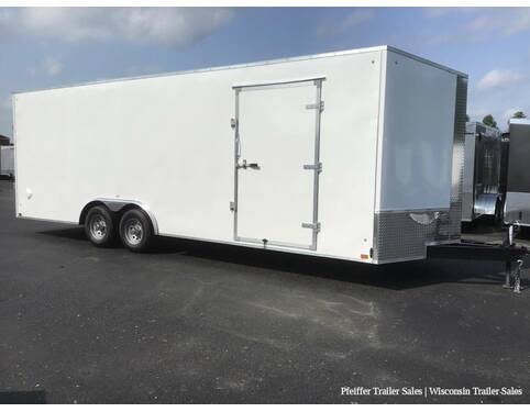 2023 8.5x24 10K Discovery Challenger Enclosed Car Hauler w/ 7ft Int. Height (White) Auto Encl BP at Pfeiffer Trailer Sales STOCK# 19252 Photo 6