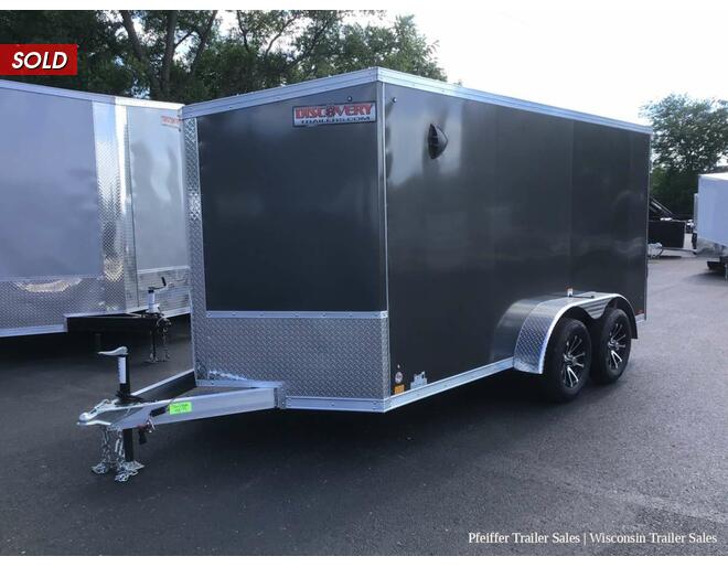 2023 7x14 Discovery Aluminum Endeavor (Charcoal) Cargo Encl BP at Pfeiffer Trailer Sales STOCK# 14879 Photo 2