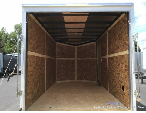 2023 7x14 Look ST DLX w/ 7ft Interior Height (White) Cargo Encl BP at Pfeiffer Trailer Sales STOCK# 69303 Photo 8