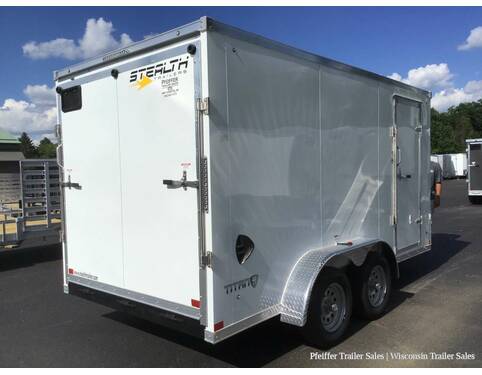 2023 7x14 Stealth Titan w/ 6 Inches Extra Height & Torsion Axles (White) Cargo Encl BP at Pfeiffer Trailer Sales STOCK# 97079 Photo 6