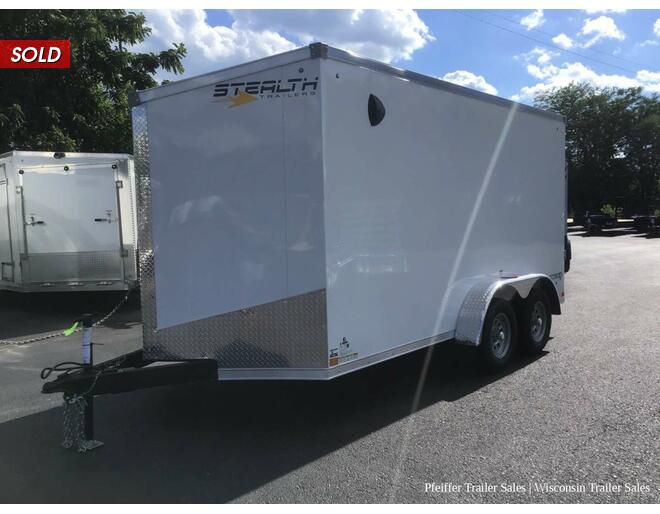 2023 7x14 Stealth Titan w/ 6 Inches Extra Height & Torsion Axles (White) Cargo Encl BP at Pfeiffer Trailer Sales STOCK# 97079 Photo 2