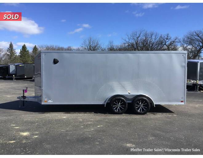 2022 $1,500 OFF! 7x18 Discovery Aluminum Endeavor (Silver) Cargo Encl BP at Pfeiffer Trailer Sales STOCK# 14886 Photo 3