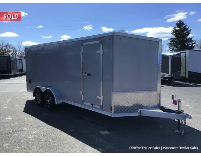 2022 $1,500 OFF! 7x18 Discovery Aluminum Endeavor (Silver) Cargo Encl BP at Pfeiffer Trailer Sales STOCK# 14886 Photo 8