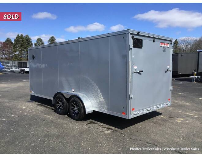 2022 $1,500 OFF! 7x18 Discovery Aluminum Endeavor (Silver) Cargo Encl BP at Pfeiffer Trailer Sales STOCK# 14886 Photo 4