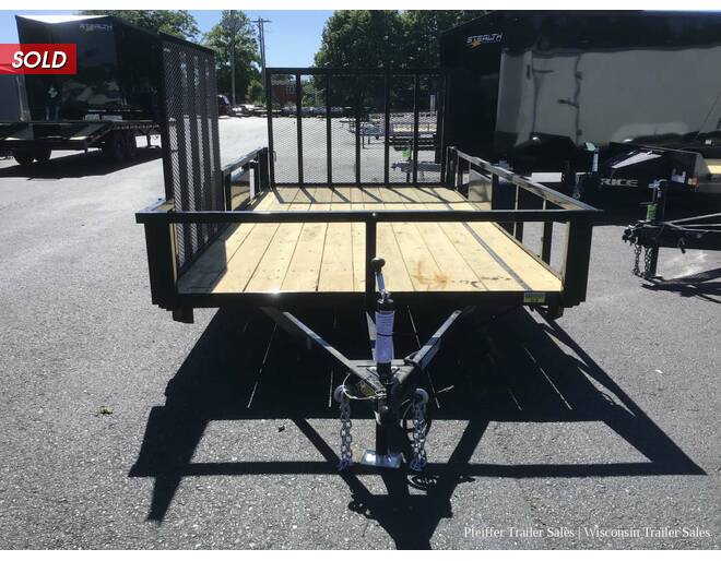 2023 7x14 Steel Utility w/ ATV Side Gate by Quality Steel & Aluminum ATV BP at Pfeiffer Trailer Sales STOCK# 22202 Exterior Photo