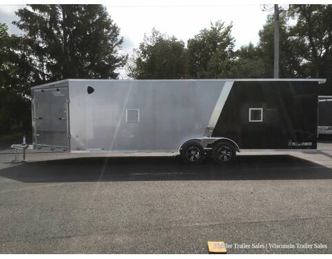 2023 7x29 Look Avalanche Deluxe 4 Place Snowmobile Trailer (Silver/Black) Snowmobile Trailer at Pfeiffer Trailer Sales STOCK# 81468 Photo 3