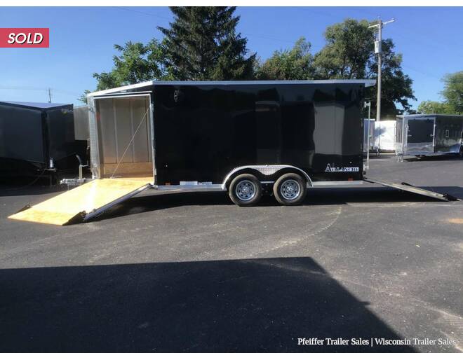 2023 7x19 Look Avalanche 2 Place Snowmobile Trailer w/ 6'6 Interior Height (Black) Snowmobile Trailer at Pfeiffer Trailer Sales STOCK# 81467 Photo 10