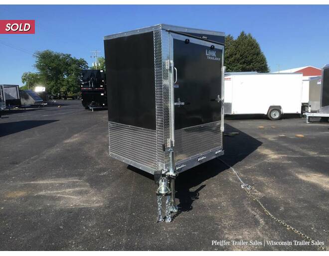 2023 7x23 Look Avalanche 3 Place Snowmobile Trailer (Charcoal) Snowmobile Trailer at Pfeiffer Trailer Sales STOCK# 81489 Exterior Photo