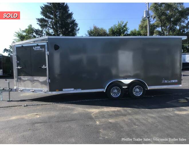 2023 7x23 Look Avalanche 3 Place Snowmobile Trailer (Charcoal) Snowmobile Trailer at Pfeiffer Trailer Sales STOCK# 81489 Photo 3