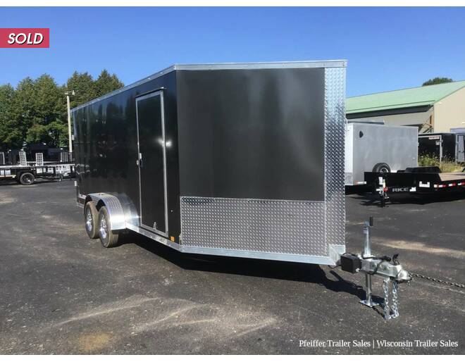 2023 7x23 Look Avalanche 3 Place Snowmobile Trailer (Charcoal) Snowmobile Trailer at Pfeiffer Trailer Sales STOCK# 81489 Photo 8