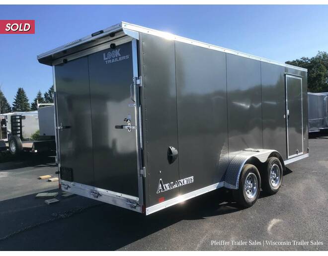 2023 7x23 Look Avalanche 3 Place Snowmobile Trailer (Charcoal) Snowmobile Trailer at Pfeiffer Trailer Sales STOCK# 81489 Photo 6