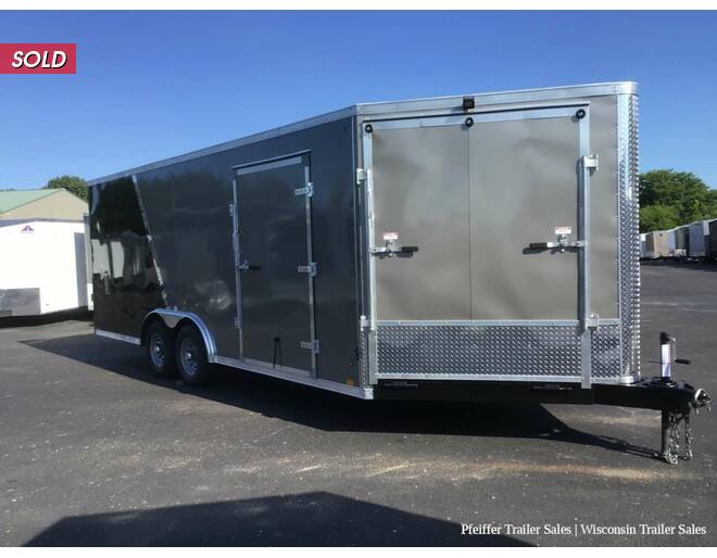 2023 8.5x25 10K Discovery Challenger SE Car Hauler w/ Snowmobile Combo Package (Pewter/Back) Auto BP at Pfeiffer Trailer Sales STOCK# 19428 Photo 8