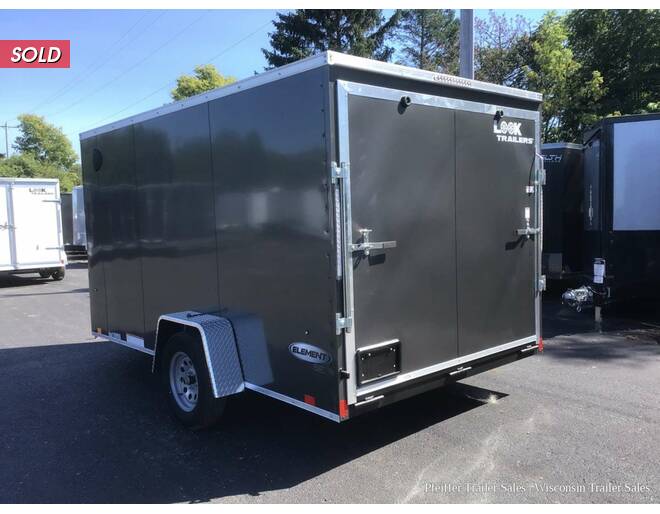 2023 $300 OFF! 7x12 Look Element SE (Charcoal) Cargo Encl BP at Pfeiffer Trailer Sales STOCK# 72480 Photo 4
