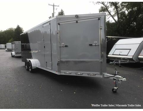 2023 7x27 Discovery Aerolite SE 3-4 Pl Snowmobile Trailer w/ 7ft Int. Height & Booster Pkg (Silver/Black) Snowmobile Trailer at Pfeiffer Trailer Sales STOCK# 19489 Photo 7