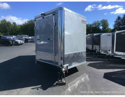 2023 8.5x25 10K Discovery Challenger SE Car Hauler w/ Snowmobile Combo Package (Silver/Charcoal) Auto BP at Pfeiffer Trailer Sales STOCK# 19427 Exterior Photo