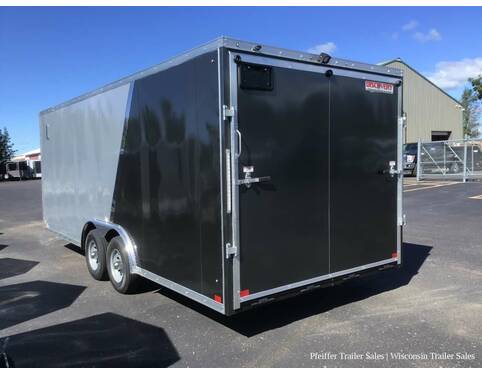 2023 8.5x25 10K Discovery Challenger SE Car Hauler w/ Snowmobile Combo Package (Silver/Charcoal) Auto BP at Pfeiffer Trailer Sales STOCK# 19427 Photo 3