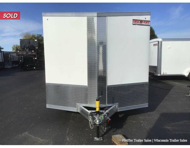 2023 $2,000 OFF! 8.5x24 10K Discovery Aluminum Nitro-Lite Enclosed Car Hauler w/ 6'6 Int. Height  (White) Auto Encl BP at Pfeiffer Trailer Sales STOCK# 18879 Exterior Photo