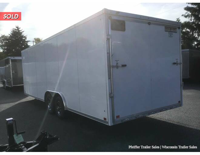 2023 $2,000 OFF! 8.5x24 10K Discovery Aluminum Nitro-Lite Enclosed Car Hauler w/ 6'6 Int. Height  (White) Auto Encl BP at Pfeiffer Trailer Sales STOCK# 18879 Photo 4