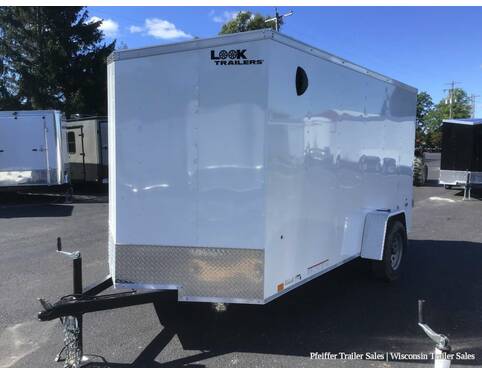 2023 6x12 Look ST DLX w/ Rear Double Doors (White) Cargo Encl BP at Pfeiffer Trailer Sales STOCK# 72474 Photo 2