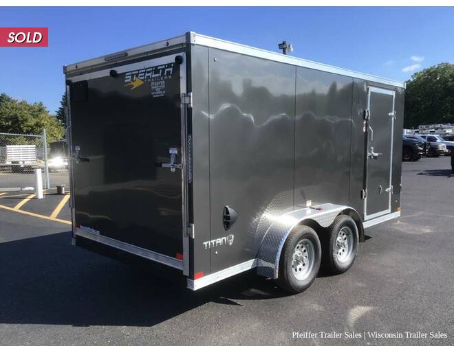 2023 7x14 Stealth Titan (Charcoal) Cargo Encl BP at Pfeiffer Trailer Sales STOCK# 97455 Photo 6