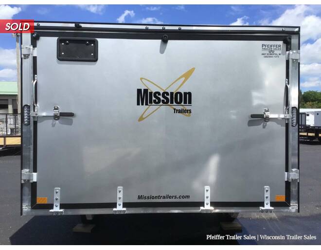 2023 $500 OFF! 101x12 Mission Crossover w/ Caliber Pkg & Aluminum Wheels (Silver) Snowmobile Trailer at Pfeiffer Trailer Sales STOCK# 23845 Photo 5