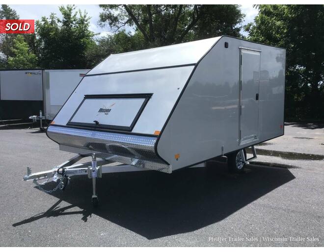 2023 $500 OFF! 101x12 Mission Crossover w/ Caliber Pkg & Aluminum Wheels (Silver) Snowmobile Trailer at Pfeiffer Trailer Sales STOCK# 23845 Photo 2