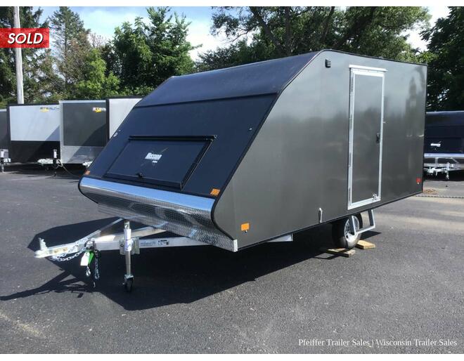 2023 101x12 Mission Crossover w/ Caliber Pkg & Aluminum Wheels (Charcoal) Snowmobile Trailer at Pfeiffer Trailer Sales STOCK# 24657 Photo 2