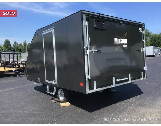 2023 101x12 Mission Crossover w/ Caliber Pkg & Aluminum Wheels (Charcoal) Snowmobile Trailer at Pfeiffer Trailer Sales STOCK# 24657 Photo 4